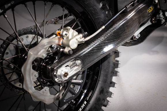 P3 Carbon Fiber Swingarm Protector KTM / Husqvarna / GasGas | 2023/2024 (See Fitment Chart)