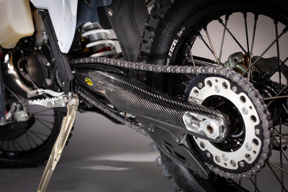 P3 Carbon Fiber Swingarm Protector KTM / Husqvarna / GasGas | 2023/2024 (See Fitment Chart)