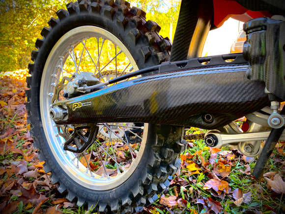 P3 Carbon Fiber Swingarm Protector KTM / Husqvarna / GasGas | 2023/2024 (See Fitment Chart)