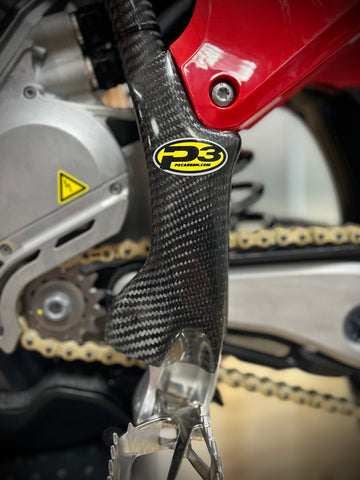 P3 Carbon Fiber Lower Frame Guards | Stark Varg / EX / SuperMoto (Set of 2) | 2022 - 2026 - 0