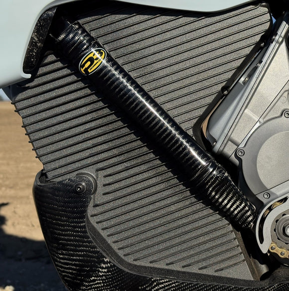 P3 Carbon Fiber Frame Battery Guards | Stark Varg & EX (Set of 2) | 2022 - 2026