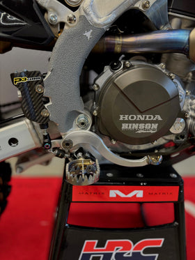 P3 Carbon Rear Pump Protection | CRF250R/RX/RWE & 450R/RX/RWE 2005 - 2026 (See Fitment Chart)