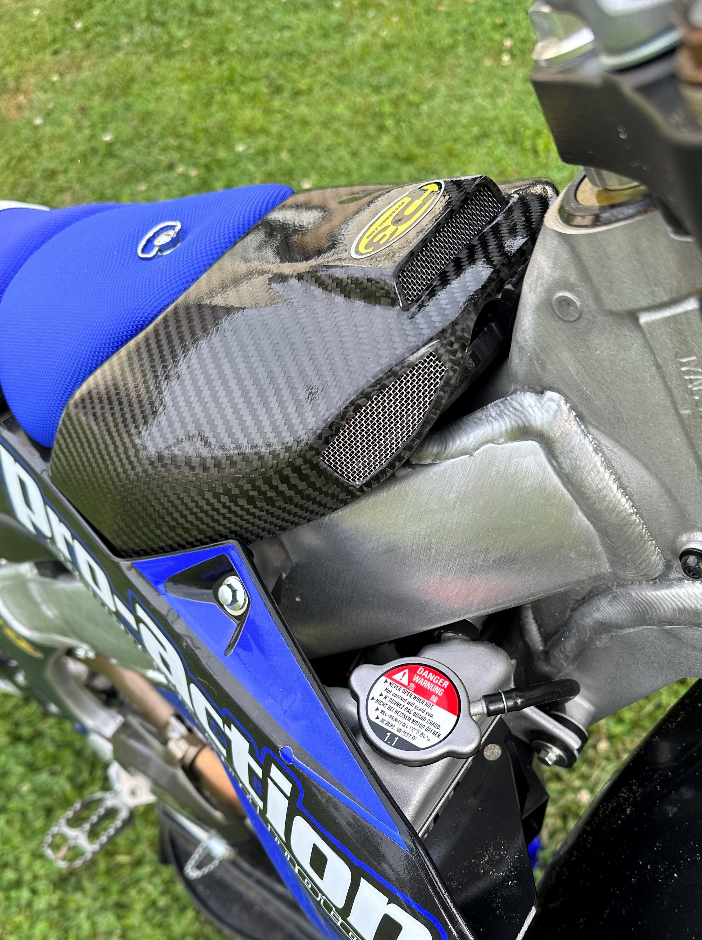 P3 Carbon Air Intake Scoop | YZ250/450F (All Variations) | 2023 - 2024 (See Fitment Chart) - 0