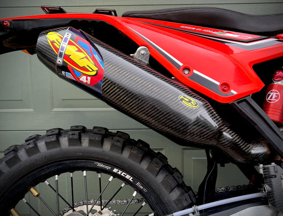 P3 Carbon "Cut" Version Muffler Guard Beta R/RS/RR-S 4T | 2020 - 2026 FMF