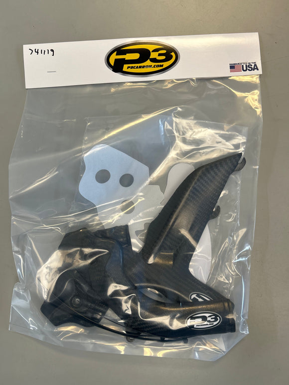 BLEMISHED GRADE B - P3 Carbon Fiber Frame Guards KTM | 2019-2023 (See Fitment Chart)