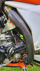P3 Carbon Fiber Frame Guards KTM | 2023 - 2026 (See Fitment Chart)-7