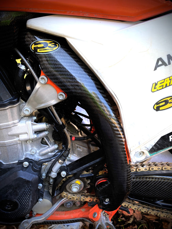 P3 Carbon Fiber Frame Guards KTM | 2023 - 2026 (See Fitment Chart)