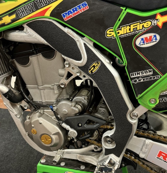 P3 Carbon SX-GRIP Guards Frame Protectors KX450 (X) 2024 - 2026 | KX250 (X) 2026