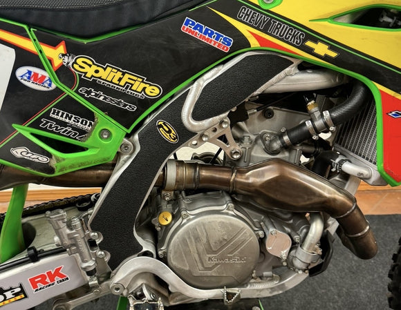 P3 Carbon SX-GRIP Guards Frame Protectors KX450 (X) 2024 - 2026 | KX250 (X) 2026