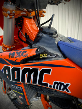 P3 Carbon Upper Fuel Tank Cover KTM | 2023 - 2026 (See Fitment Chart) - 0