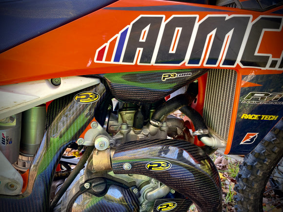 P3 Carbon Lower Fuel Tank Cover | KTM 250 / 350 / 450 SX-F 2023 - 2026 | KTM 450 SMR 2023 - 2026