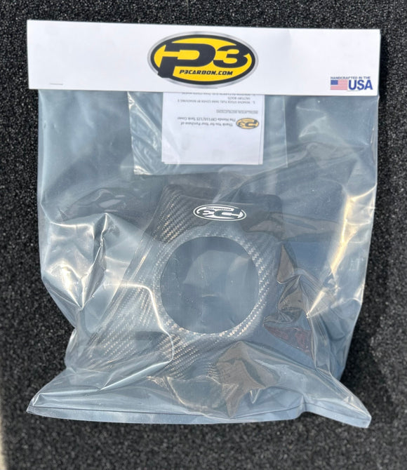 BLEMISHED GRADE B - P3 Carbon Fuel Tank Cover Honda CRF110 / 125 | 2019-2026