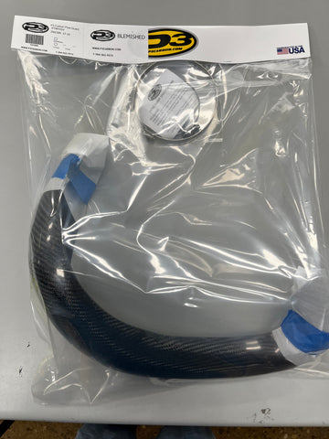 BLEMISHED GRADE B | P3 Carbon Pipe Guard STOCK: KTM/HQV Multiple 250/300 Models | 2017-2019 (See Fitment Chart)