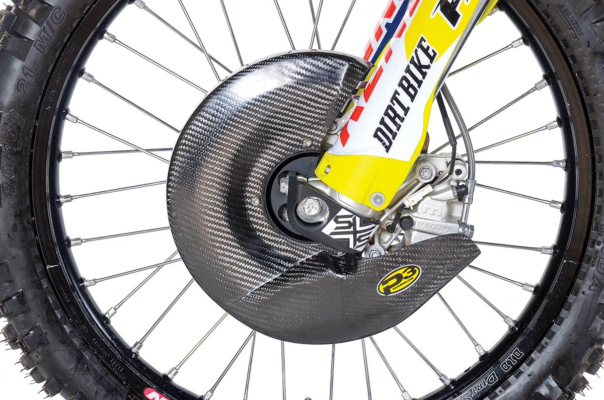 P3 Carbon Front Brake Disc Guard Kit | Sherco 125-500 Models | 2014 - 2024 (See Fitment Tab)