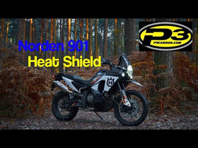 P3 Carbon Shock Heat Shield | KTM 790 & 890 (All Models) 2019 - 2023 | Husqvarna Norden 901 2022 - 2023 (See Fitment Chart)