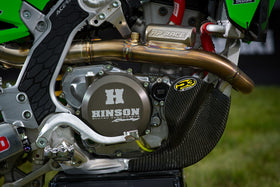 P3 Carbon Fiber Skid Plate KX250 / X 2025 - 2026 | NO Integrated Linkage Guard (See Product 306053 for Linkage Guard) - 0