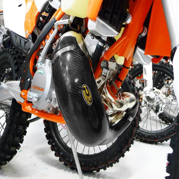 P3 Carbon Pipe Guard KTM 200 XC-W 2011-2016 | KTM 200 EXC 2011 - 2016