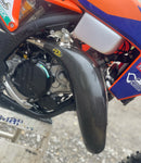 Carbon MAXCoverage Pipe Guard Stock KTM 125 SX/XC 2023 - 2026 | Husqvarna TC125 2023 - 2026 | GasGas MC125/150 2024 - 2026-1