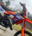 Carbon MAXCoverage Pipe Guard Stock KTM 125 SX/XC 2023 - 2026 | Husqvarna TC125 2023 - 2026 | GasGas MC125/150 2024 - 2026-6