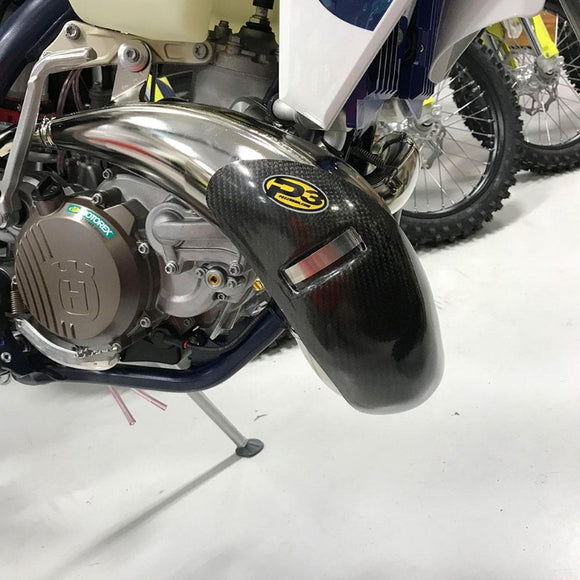 P3 Carbon Pipe Guard STOCK: KTM/HQV/GASGAS Multiple 250/300 Models | 2019-2023 (See Fitment Chart)