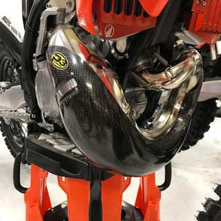 P3 Carbon Pipe Guard STOCK: KTM/HQV/GASGAS Multiple 250/300 Models | 2019-2023 (See Fitment Chart)