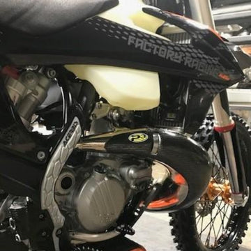 P3 Carbon MAXCoverage Pipe Guard KTM/HQV/GASGAS 250/300 FMF | 2019-2022 | PLEASE READ DESCRIPTION BELOW!