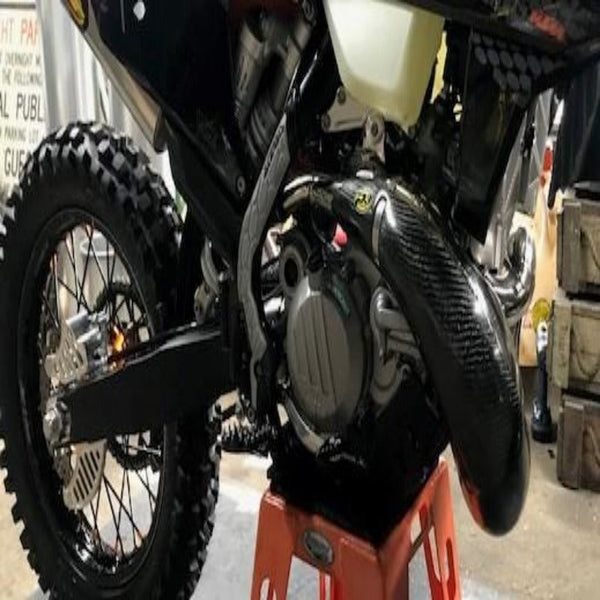 P3 Carbon MAXCoverage Pipe Guard KTM/HQV/GASGAS 250/300 FMF | 2019-2022 | PLEASE READ DESCRIPTION BELOW!