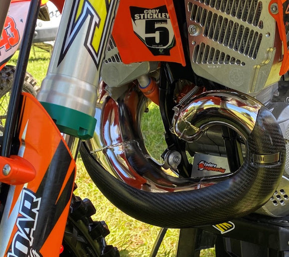 P3 Carbon Pipe Guard MAXcoverage KTM/HQV/GASGAS 250/300 | NEW FMF FATTY-PLEASE READ DESCRIPTION BELOW!  | 2021-2023