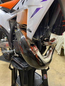 P3 Carbon Pipe Guard MAXCoverage KTM / Husqvarna / GasGas 250/300 Models | 2023 - 2026 (See Fitment Chart)-12