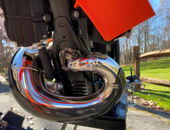 P3 Carbon Pipe Guard MAXCoverage KTM / Husqvarna / GasGas 250/300 Models | 2023 - 2026 (See Fitment Chart)