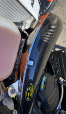 P3 Carbon Pipe Guard MAXCoverage KTM / Husqvarna / GasGas 250/300 Models | 2023 - 2026 (See Fitment Chart)-8