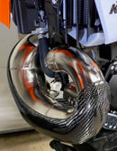 P3 Carbon MAXCoverage Pipe Guard KTM/HQV/GASGAS 250/300 FMF Gnarly & Fatty | 2023 - 2026-6
