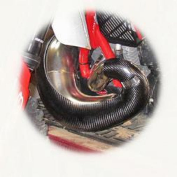 P3 Carbon Pipe Guard Stock: GasGas EC250/300 2006-2007 | XC250/300 2006-2007
