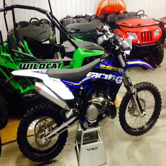 P3 Carbon Pipe Guard Stock/FMF: Sherco SC 250/300 2014-2020 | SE250/300 2014-2020