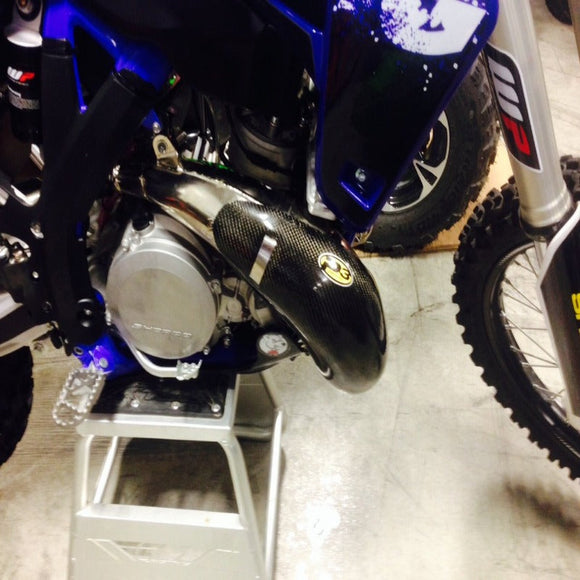 P3 Carbon Pipe Guard Stock/FMF: Sherco SC 250/300 2014-2020 | SE250/300 2014-2020