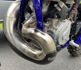 P3 Carbon MAXCoverage Pipe Guard FMF Gnarly / Fatty:  Sherco SE250/300 2023 - 2024 | SC250/300 2023 - 2024* (See Notes) - 0