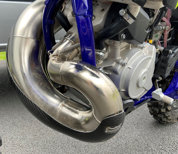 P3 Carbon MAXCoverage Pipe Guard FMF Gnarly / Fatty:  Sherco SE250/300 2023 - 2024 | SC250/300 2023 - 2024* (See Notes)