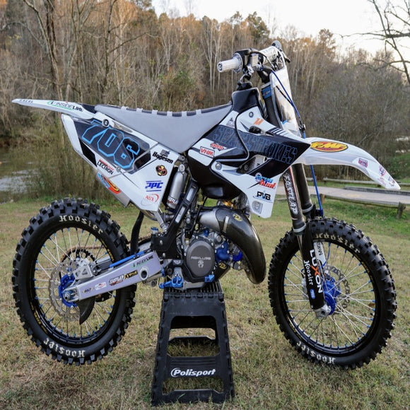 P3 Carbon Pipe Guard Yamaha YZ125 2005-2021 | Yamaha YZ125X 2020-2022 |  FMF