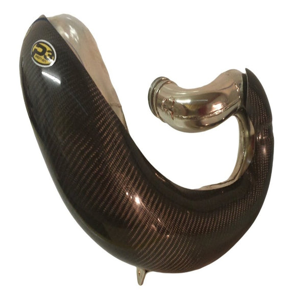 P3 Carbon Pipe Guard Stock/FMF Fatty: Husaberg TE 250/300 2011-2014 | Husqvarna TE 250/300 2014-2016
