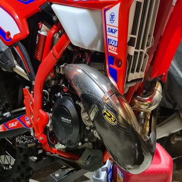 P3 Carbon Pipe Guard Beta 250/300 RR/RX/X-PRO Enduro & Racing | 2019 - 2026 (For MAXCoverage See Product 109065) - 0