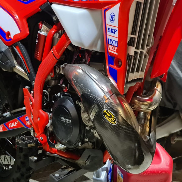 P3 Carbon Pipe Guard Beta 250/300 RR/RX/X-PRO Enduro & Racing | 2019 - 2026 (For MAXCoverage See Product 109065)