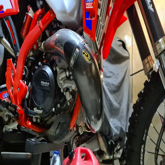 P3 Carbon Pipe Guard Beta 250/300 RR/RX/X-PRO Enduro & Racing | 2019 - 2026 (For MAXCoverage See Product 109065)