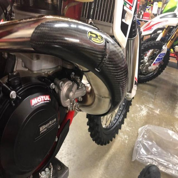 P3 Carbon Pipe MAXCoverage Pipe Guard Beta FMF RR/RX 250/300 Enduro & Racing | 2020 - 2024