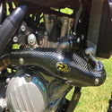 P3 Carbon Heat Shield KTM 450 SX-F Factory Edition 2015-2017  | HUSQ FC/FX 450 2016-2018 KTM 450 SX-F/XC-F 2016-2018 w/FMF MegaBomb