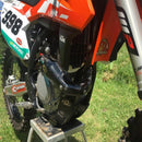 P3 Carbon Heat Shield KTM 450 SX-F Factory Edition 2015-2017  | HUSQ FC/FX 450 2016-2018 KTM 450 SX-F/XC-F 2016-2018 w/FMF MegaBomb-4