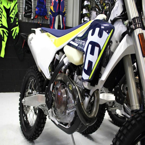 P3 Carbon Heat Shield KTM 450/500 EXC-F 2017-2019 Stock Pipe | Husqvarna FE 450/501(501S) 2017-2019