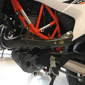 P3 Carbon Heat Shield MAXCoverage KTM 690 Enduro/SMC & GasGas SM700 | 2019 - 2025