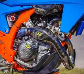 P3 Carbon Heat Shield FMF MEGABOMB  | KTM 450 SX-F/XC-F 2023 - 2026 | Husqvarna FC/FX/FS 450 2023 - 2026 | GASGAS MC450F Factory Edition 2023