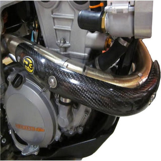 P3 Carbon Heat Shield KTM 350 SX-F/XC-F  2011-2012 | 350 EXC-F/XCF-W  2012-2016 | HUSQ FE 350 2014-2016 | FE 350S  2015-2016