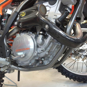 P3 Carbon Heat Shield Husqvarna FC 250/350 2014-2015 | KTM 250 SX-F/XC-F 2013-2015 | 350 SX-F/XC-F 2013-2015 - 0
